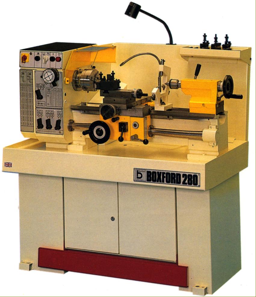 Boxford (and Clausing) Industrial & Training Lathes 289, 280T, STS 10.