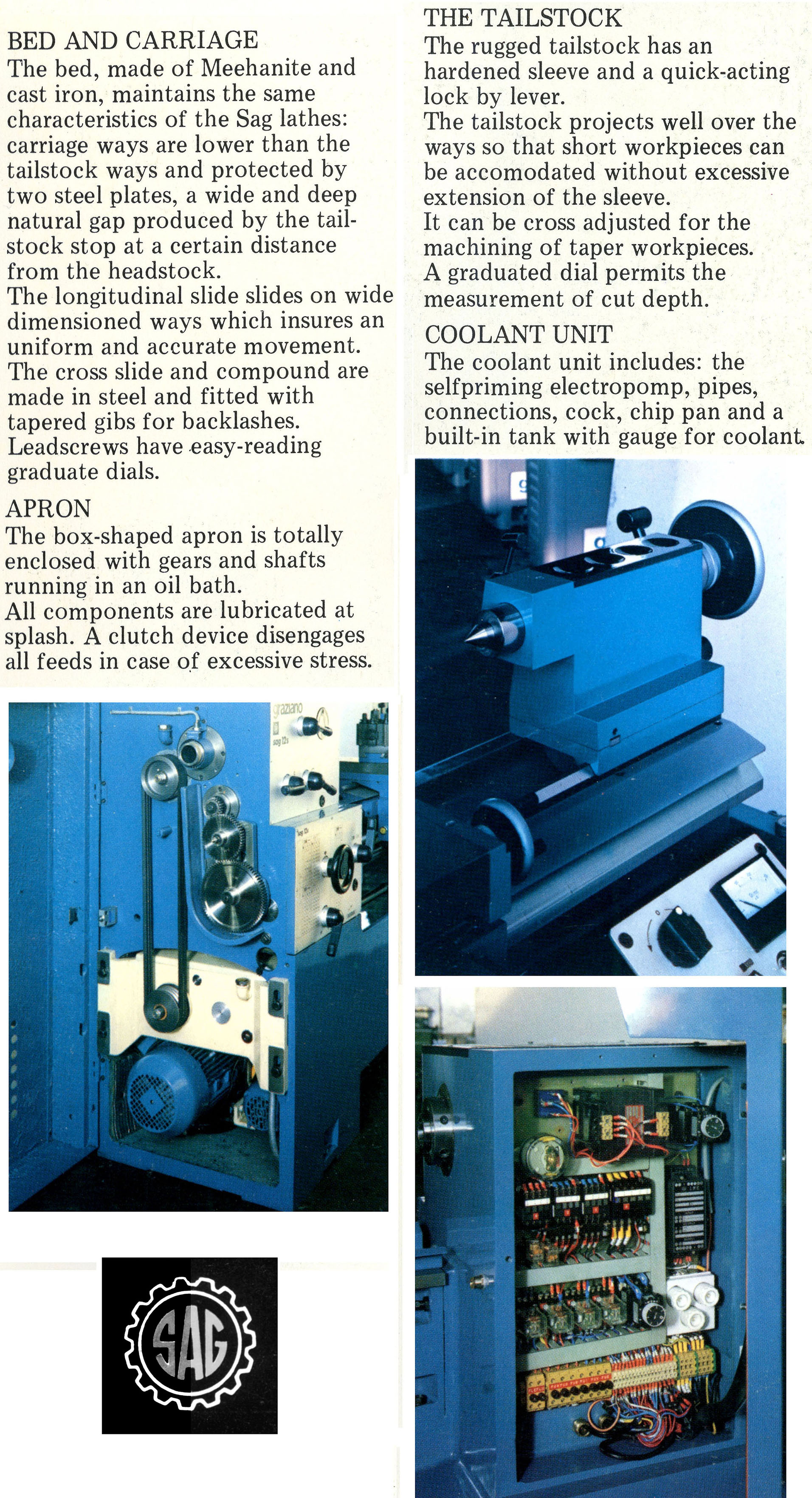 Graziano SAG 12 Lathe
