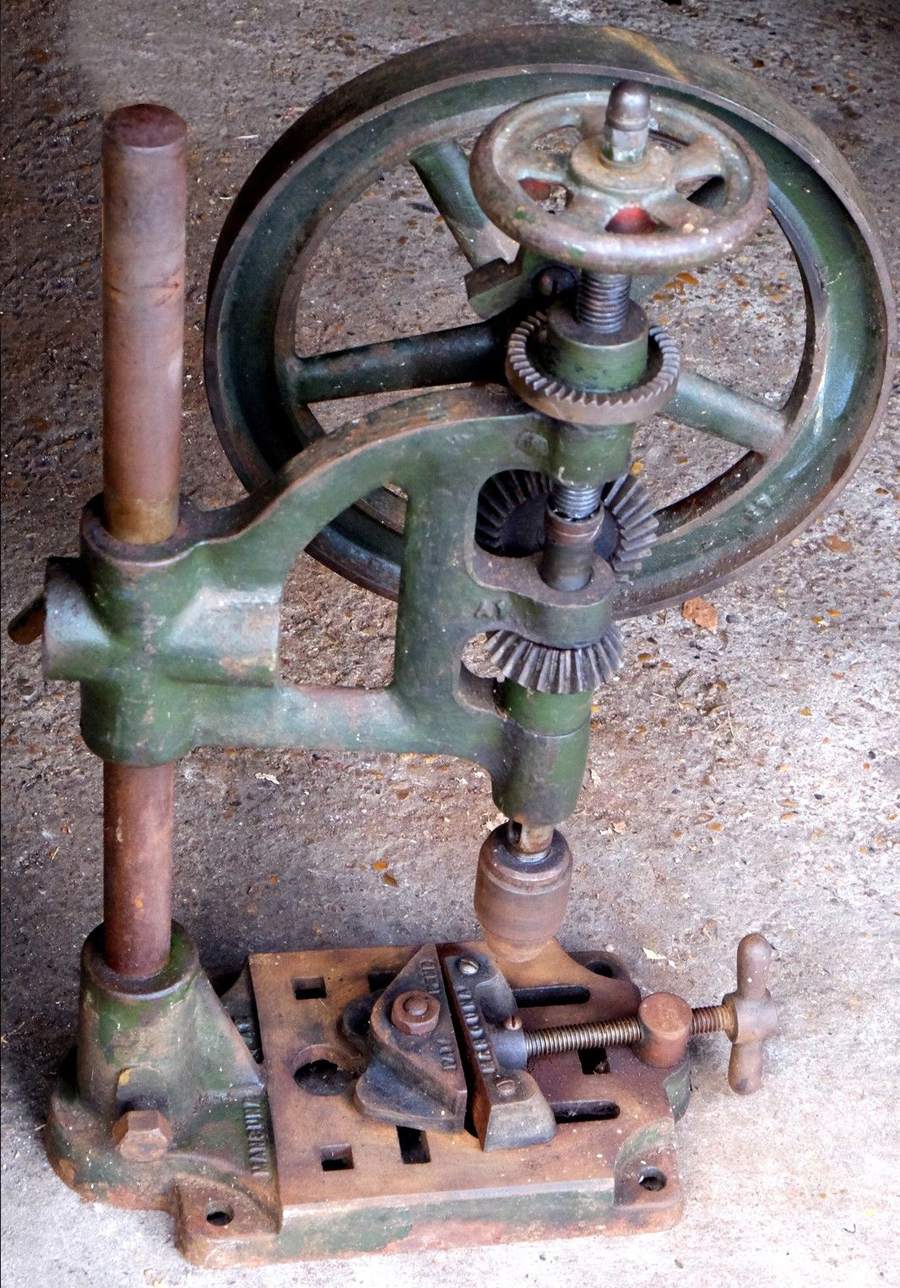 Vintage Hand Crank Drill Vintage Hand Held Crank Drill Antique