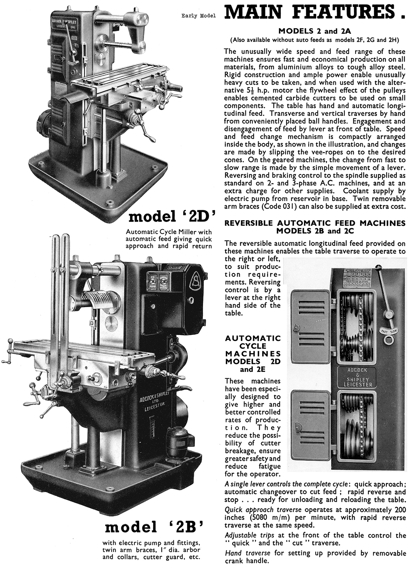 Adcock & Shipley "2", 2AG & 2AGU Millers