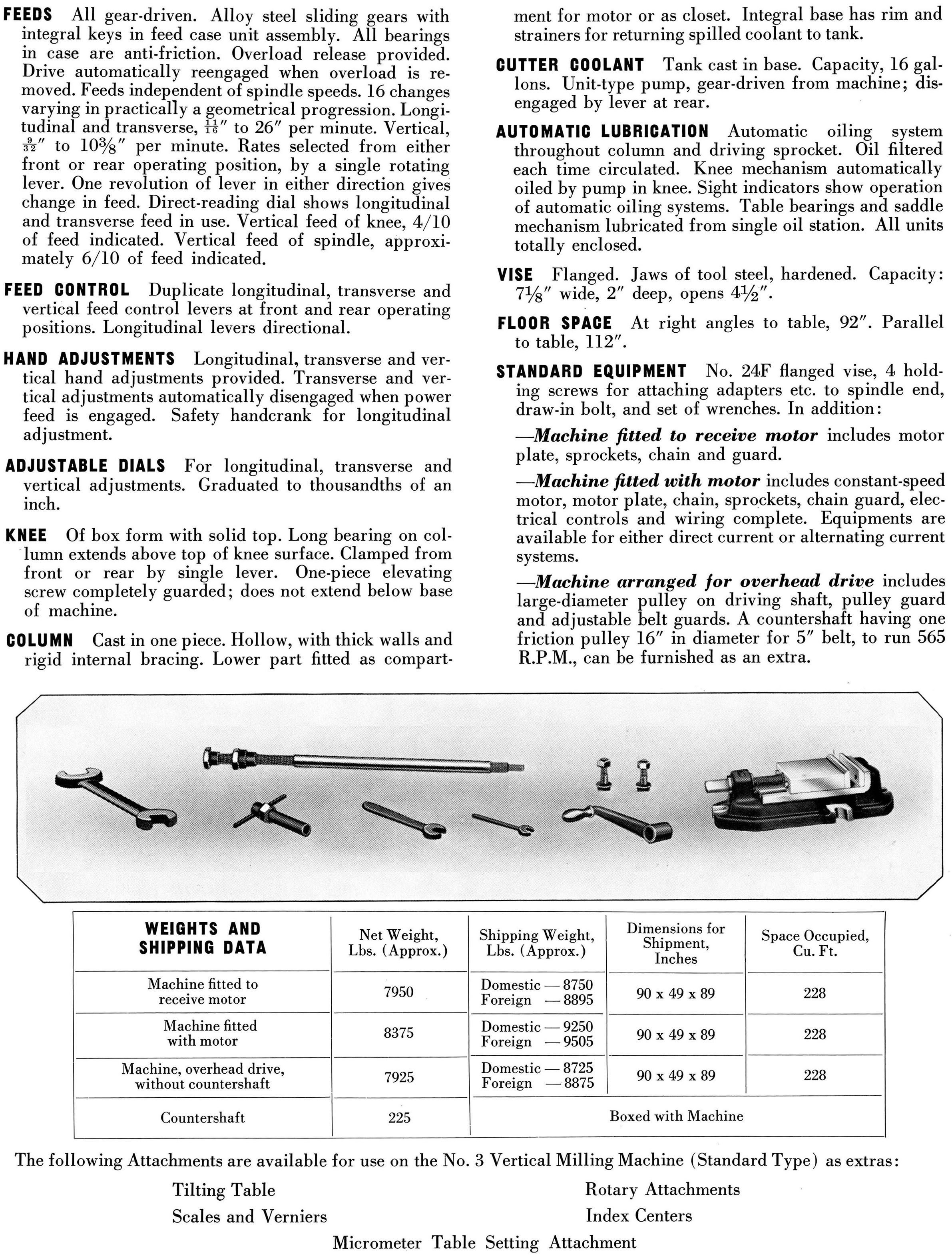 Brown & Sharp Millers No.2Y and No.3