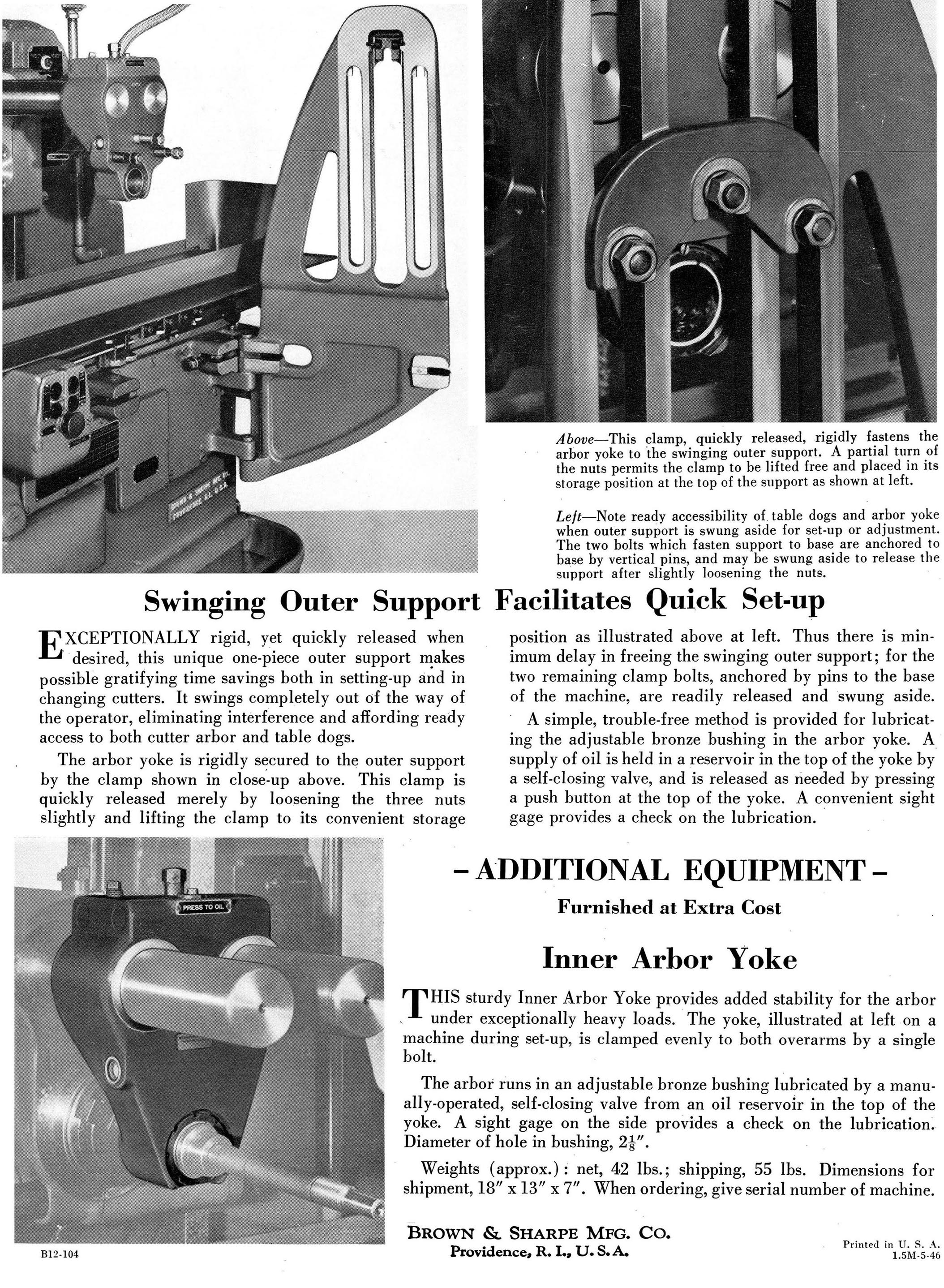 Brown & Sharp Millers No. 12